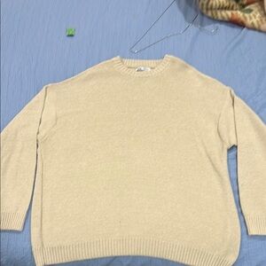 Zara Light Tan Knit Pullover